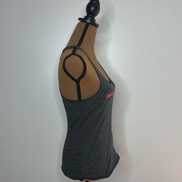 Supreme Marine Scoop Neck Racerback Tank Top Dark Heathered Gray, Women’s XS/S - Picture 6 of 7